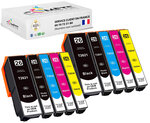 26xl - 10 cartouches 26 xl compatibles avec epson 26 xl ours polaire  t2621 t2631 t2632 t2633 t2634 - 4 noirs 2 cyan 2 magenta 2 jaune