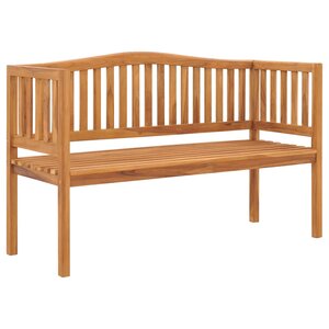 vidaXL Banc de jardin 150 cm Bois de teck solide