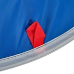 vidaXL Tente de plage bleu azuré escamotable imperméable