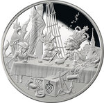 Pièce de monnaie en Argent 2 Dollars g 31.1 (1 oz) Millésime 2023 ALICE TEA PARTY