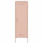 vidaXL Buffet haut rose 36x39x113 cm acier