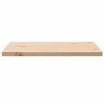 vidaXL Dessus de table 50x50x1 7 cm carré bois de pin massif