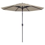 Madison Parasol Paros II Luxe 300 cm Écru