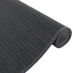 vidaXL Tapis rectangulaire gris 80x200 cm bambou