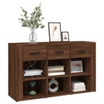 vidaXL Buffet Chêne marron 100x30x59 5 cm Bois d'ingénierie