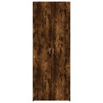 vidaXL Buffet haut chêne fumé 70x42 5x185 cm bois d'ingénierie