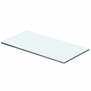 vidaXL Panneau d’étagère Verre transparent 40 x 15 cm