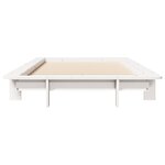 vidaXL Cadre de lit sans matelas blanc 90x200 cm bois de pin massif