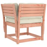 vidaXL Salon de jardin 4 Pièces avec coussins bois massif douglas