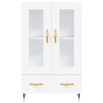 vidaXL Buffet haut blanc 69 5x31x115 cm bois d'ingénierie