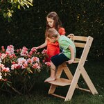 Chaise haute enfant SANDY naturel
