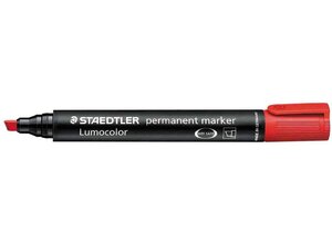 marqueur permanent 'Lumocolor 350' Pointe Biseau Rouge STAEDTLER