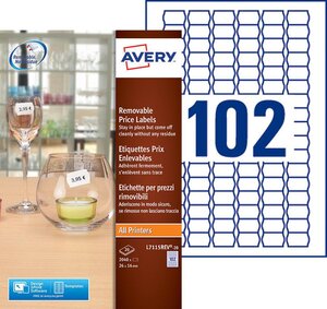 2 040 etiquettes format prix enlevables - l7115rev-20