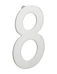 THIRARD - Chiffre 8 à visser inox H.100mm - THIRARD