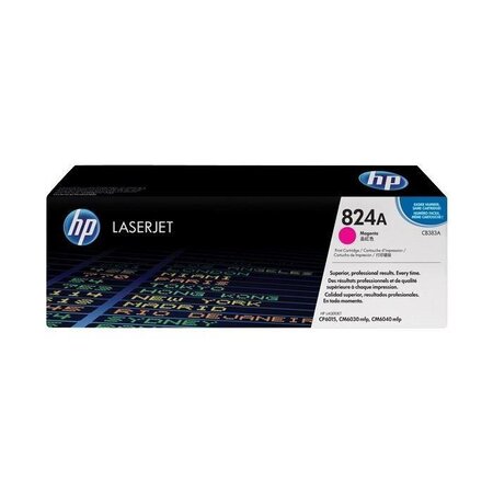 Toner Laser Original N° 824A CB383A 21000 Pages Magenta HP