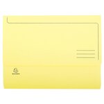 Paquet De 50 Chemises Poche Super 210 - 24 5x32 5cm - Canari - X 3 - Exacompta