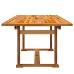 vidaXL Ensemble à manger de jardin 7Pièces bois d'acacia solide textilène