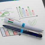 Stylo à bille Take 4 bleu Épaisseurs de trait M x 10 SCHNEIDER