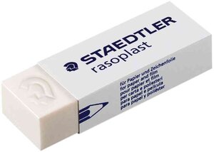 Gomme en plastique Rasoplast 526 B 20, blanc STAEDTLER