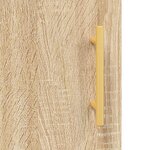 vidaXL Armoire murale chêne sonoma 69 5x34x90 cm