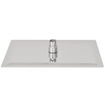 vidaXL Pomme de douche plongeante 2 Pièces Acier inoxydable 20x30 cm