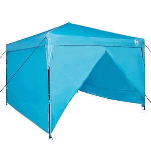 vidaXL Tente à abri 290 x 290 x 251 cm Bleu Tissu