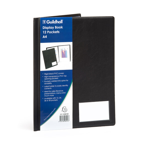 Protège-documents Premium Pvc Goldline® 24 Vues - A4 - Noir - X 5 - Exacompta