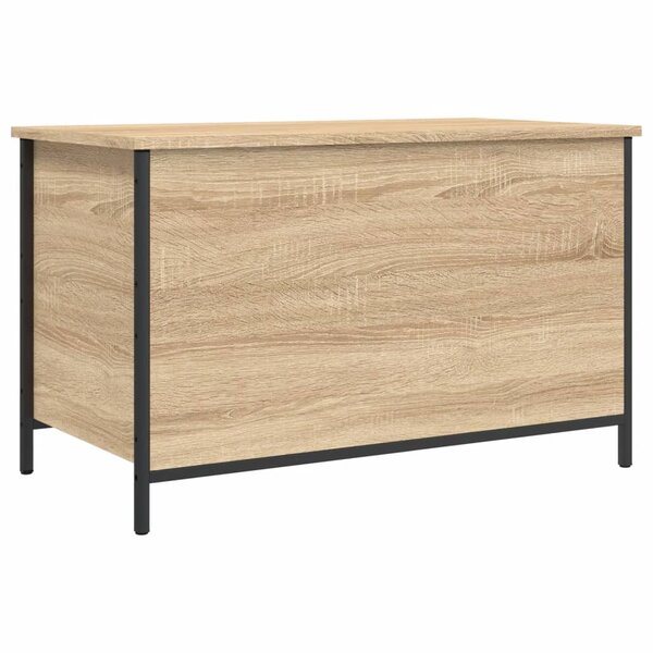 vidaXL Banc de rangement chêne sonoma 80x42 5x50 cm bois d'ingénierie