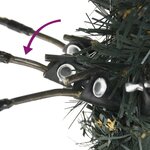 vidaXL Sapin de Noël artificiel avec support Vert 210 cm PVC