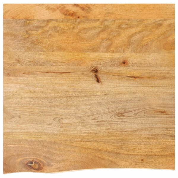 vidaXL Dessus de table à bord vivant 80x80x2 5 cm bois massif manguier