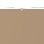 vidaXL Auvent vertical Taupe 60x600 cm Tissu oxford