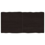 vidaXL Dessus de table bois massif traité bordure assortie