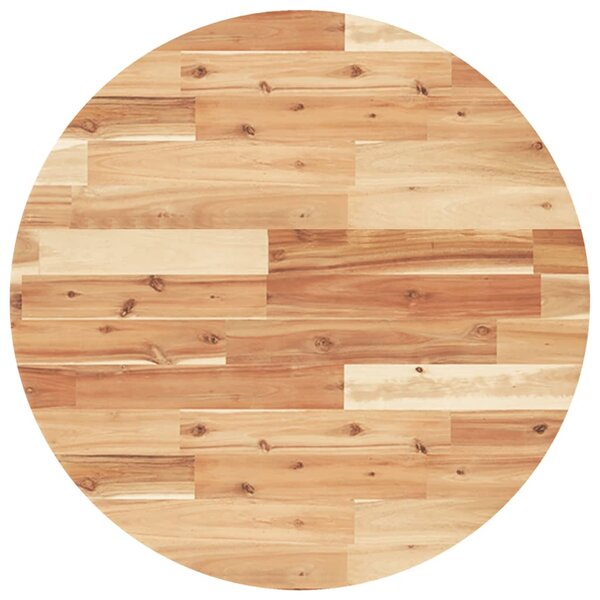 vidaXL Dessus de table rond Ø70x4 cm bois massif d'acacia