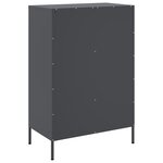 vidaXL Buffet haut anthracite 68x39x101 5 cm acier laminé à froid
