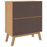 vidaXL Armoire à tiroirs OLDEN marron bois de pin solide