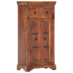 vidaXL Buffet 50x30x100 cm Bois d'acacia massif