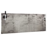 vidaXL Tableau noir magnétique mural Verre 60x20 cm
