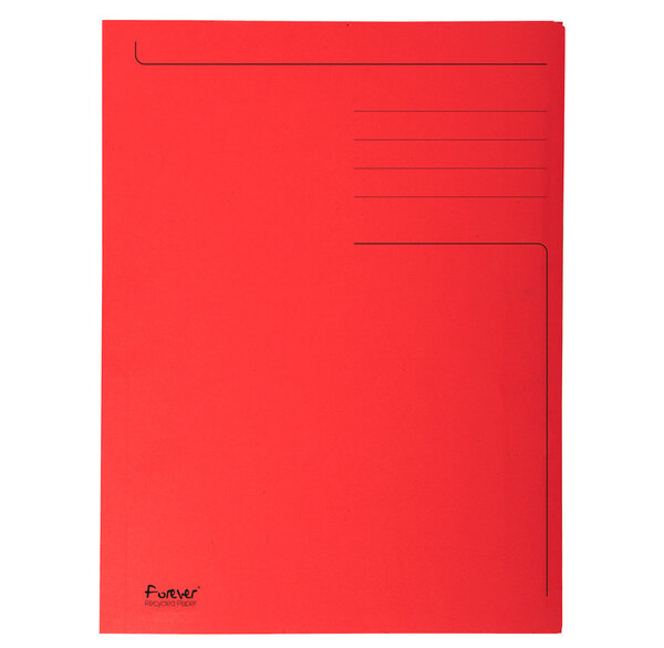 Chemise Imprimées 3 Rabat 280g FOREVER Rouge EXACOMPTA