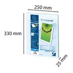 Boite De Classement Dos 25mm Polypropylène Opaque 7/10e Krea Cover - A4 - Blanc - X 17 - Exacompta