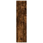 vidaXL Armoire d'angle Chêne fumé 33x33x132 cm Bois d'ingénierie