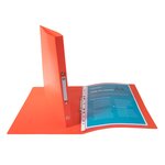 Classeur 2 Anneaux 15mm Polypropylène Opak - A4 - Rouge - X 20 - Exacompta