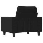 vidaXL Fauteuil Noir 60 cm Tissu