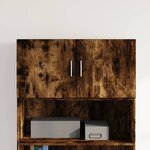 vidaXL Armoire murale chêne fumé 80x42 5x40 cm bois d'ingénierie