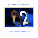 N° 7 en Laiton  adhésif puissant  50 mm x 2 mm