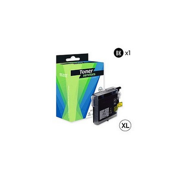 Compatible Brother LC1100 Cartouche Noir LC1100BK (Saturne)