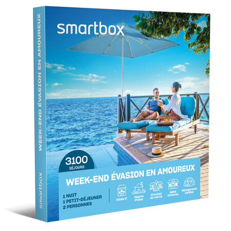 SMARTBOX - Coffret Cadeau Week-end évasion en amoureux -  Séjour