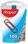 Trombones, en métal, 25 mm, contenu: 100 pièces MAPED