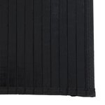 vidaXL Tapis rectangulaire noir 60x300 cm bambou