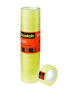 Ruban adhésif 508 transparent 15 mm x 10 m Tour de 10 SCOTCH