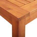 vidaXL Ensemble à manger d'extérieur 5 Pièces et coussins Acacia solide